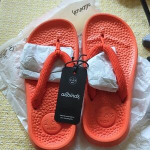 Allbirds Orange Flip Flops